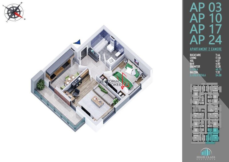 Titan, new, bloc 2024, 3 camere decomandat, terasa, parcare.